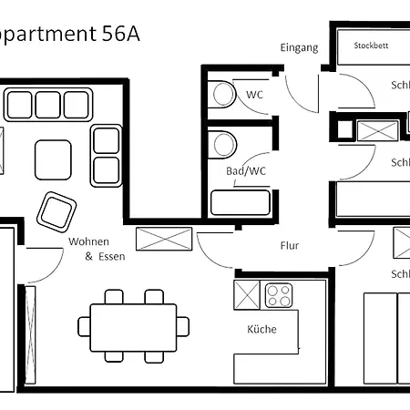La Siala Apt-56a By Interhome شقة *